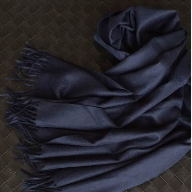 Pure Cashmere Scarves Navy Women Fashional Winter Scarf